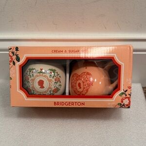 Bridgerton Cream & Sugar Set NIP